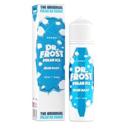 Dr. Frost Polar Ice Blue Razz Longfill Aroma in der 60-ml-Flasche mit 10 ml Konzentrat: süße blaue Himbeere trifft auf angenehme Kühle. Einfach mit Base und optional Nikotinshots auffüllen, schütteln, ziehen lassen – fertig ist dein individuelles Liquid. Jetzt im Onlineshop bestellen.