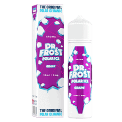 Dr. Frost Polar Ice Grape ist ein fruchtiges Longfill-Aroma mit vollem Traubengeschmack und arktischem Kühleffekt. Das Konzentrat mit 10 ml Inhalt wird in einer 60 ml Flasche geliefert – einfach mit Base und optionalen Nikotinshots auffüllen und als fertiges E-Liquid dampfen. Jetzt günstig im letz-go-shop.de bestellen.