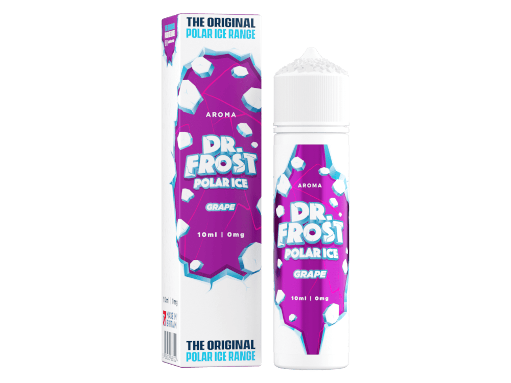 Dr. Frost - Polar Ice - Grape 10 ml 1 Dr. Frost Polar Ice Grape E-Zigaretten-Aroma, 10ml Flasche.