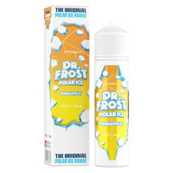Dr. Frost Polar Ice Pineapple: Hochwertiges Longfill-Konzentrat mit süßer Ananasnote und erfrischender Kühle. 10 ml Aroma in 60 ml Flasche – einfach mit Base und Nikotinshot auffüllen und sofort dampfen. Jetzt im letz-go-shop.de bestellen.