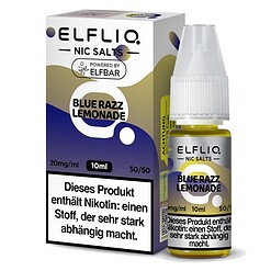 ELFLIQ - Blue Razz Lemonade - Nikotinsalz Liquid