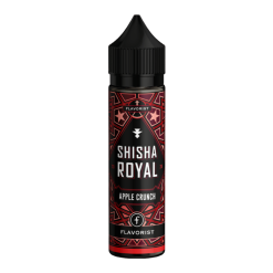 Flavorist Shisha Royal Apple Crunch Longfill 10 ml: knackiger Shisha-Apfel mit süßer Gebäcknote zum Selbstmischen mit Base & Nikotinshots. Jetzt bei LETZ Go bestellen.