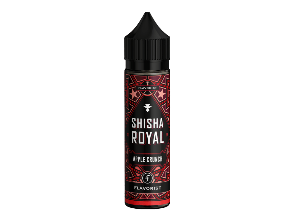 Flavorist - Shisha Royal - Apple Crunch Longfill 10 ml 1 Flavorist Shisha Royal Apple Crunch Longfill 10 ml: knackiger Shisha-Apfel mit süßer Gebäcknote zum Selbstmischen mit Base & Nikotinshots. Jetzt bei LETZ Go bestellen.