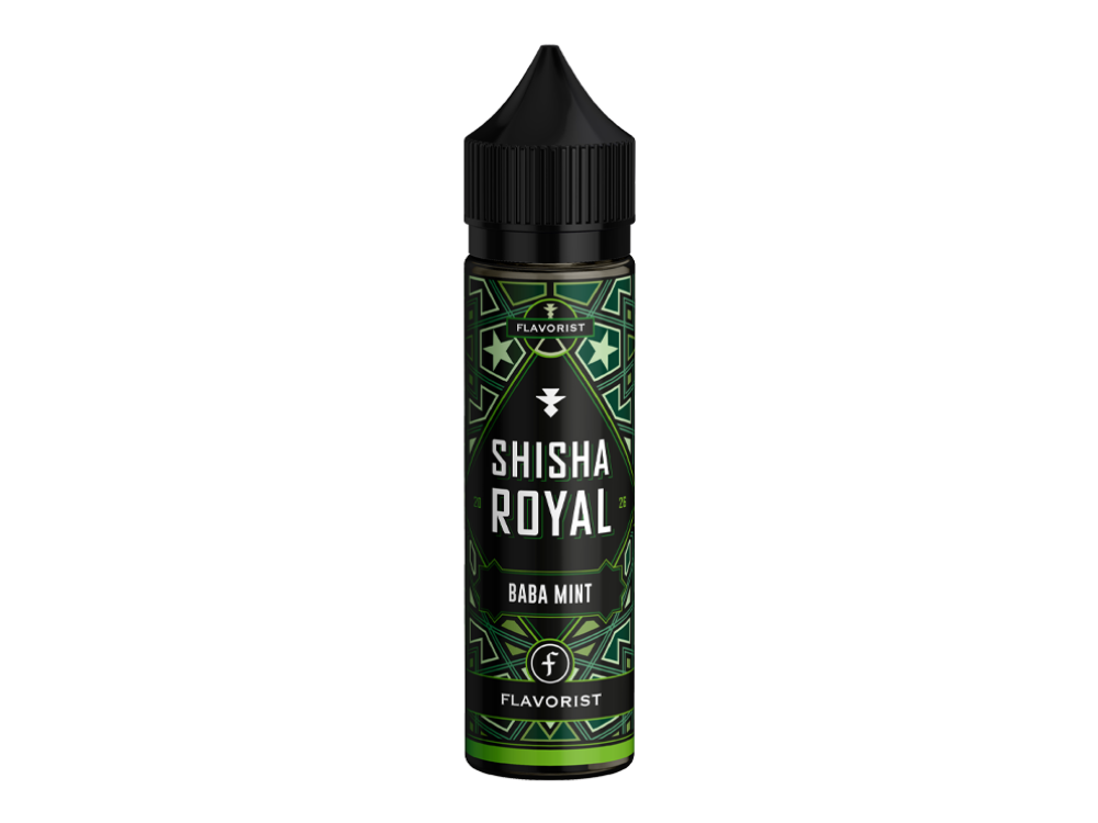 Flavorist - Shisha Royal - Baba Mint Longfill 10 ml 1 Flavorist Shisha Royal Baba Mint Longfill 10 ml: kräftige Shisha-Minze mit klarer Kühle zum Selbstmischen mit Base & Nikotinshots. Jetzt bei LETZ Go bestellen.