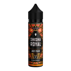 Flavorist Shisha Royal Juicy Peach Longfill 10 ml: praller, süßer Shisha-Pfirsich zum Selbstmischen mit Base & Nikotinshots. Jetzt bei LETZ Go bestellen.