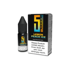 5EL - Lemon Peach Ice - Nikotinsalz Liquid