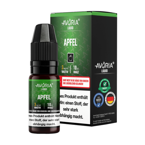 Avoria Apfel E-Zigaretten Liquid