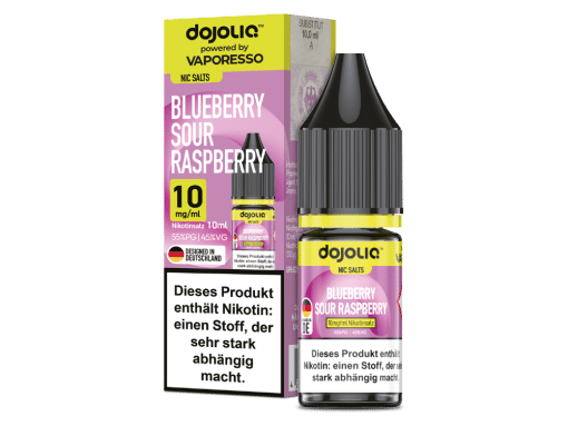 Dojoliq - Blueberry Sour Raspberry - Nikotinsalz Liquid