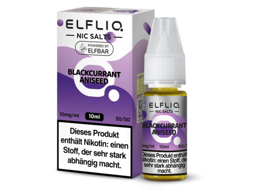 ELFLIQ - Blackcurrant Aniseed - Nikotinsalz Liquid