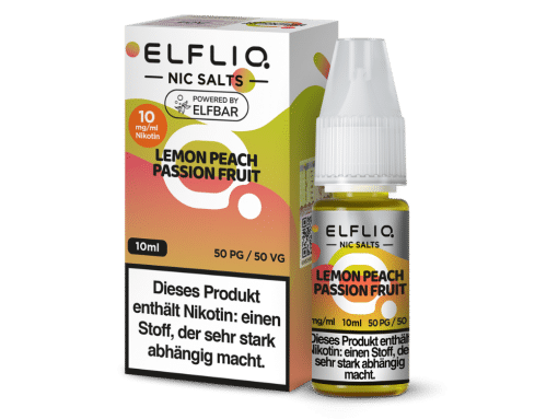 ELFLIQ - Lemon Peach Passion Fruit - Nikotinsalz Liquid