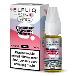 ELFLIQ - Strawberry Raspberry Cherry Ice - Nikotinsalz Liquid