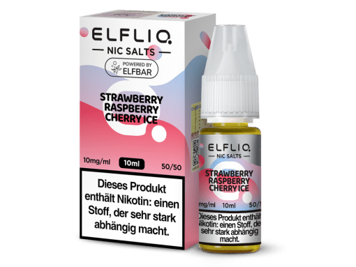 ELFLIQ - Strawberry Raspberry Cherry Ice - Nikotinsalz Liquid