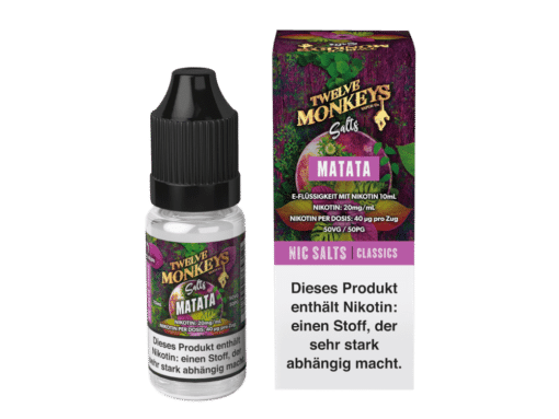 Twelve Monkeys - Matata - Nikotinsalz Liquid 20 mg/ml