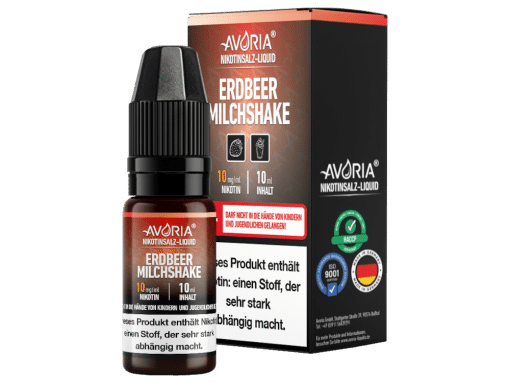 Avoria Erdbeer-Milchshake Nikotinsalz Liquid