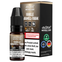 Avoria Vanille-Karamell-Tabak Nikotinsalz Liquid