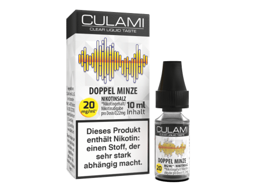 Culami Doppel Minze Nikotinsalz Liquid