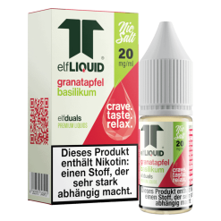Elf-Liquid - Dual - Granatapfel-Basilikum Nikotinsalz Liquid
