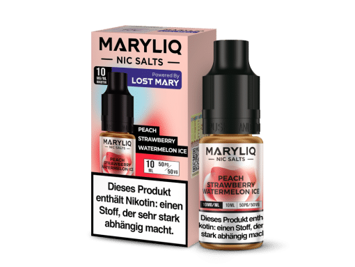 MARYLIQ Peach Strawberry Watermelon Ice Nikotinsalz Liquid