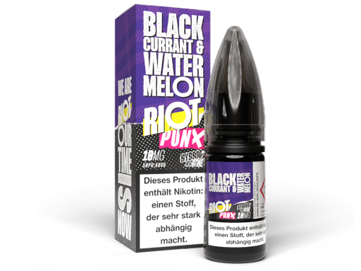 Riot Squad - PUNX - Blackcurrant & Watermelon - Hybrid Nikotinsalz Liquid