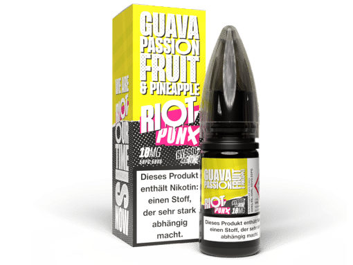 Riot Squad - PUNX - Guava, Passionfruit & Pineapple - Hybrid Nikotinsalz Liquid