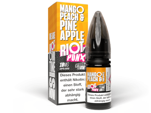 Riot Squad - PUNX - Mango, Peach & Pineapple - Hybrid Nikotinsalz Liquid