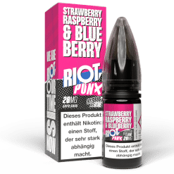 Riot Squad - PUNX - Strawberry, Raspberry & Blueberry - Hybrid Nikotinsalz Liquid