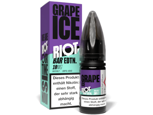 Riot Squad - BAR EDTN. - Grape Ice - Nikotinsalz Liquid