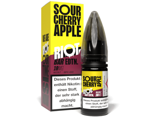 Riot Squad - BAR EDTN. - Sour Cherry Apple - Nikotinsalz Liquid