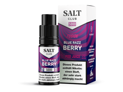 Salt Club - 5000 - Blue Razz Berry Nikotinsalz Liquid