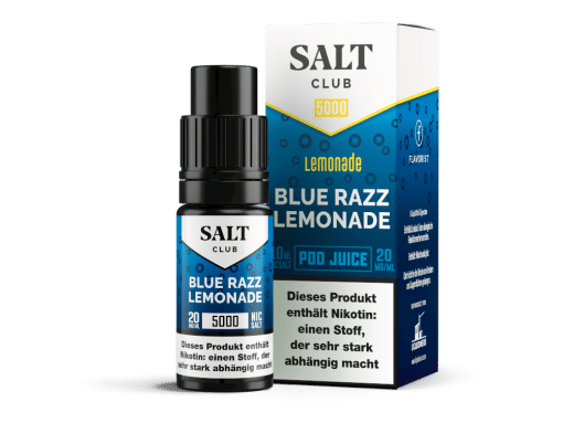 Salt Club - 5000 - Blue Razz Lemonade Nikotinsalz Liquid