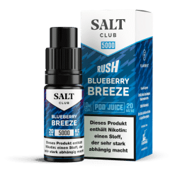 Salt Club - 5000 - Blueberry Breeze Nikotinsalz Liquid