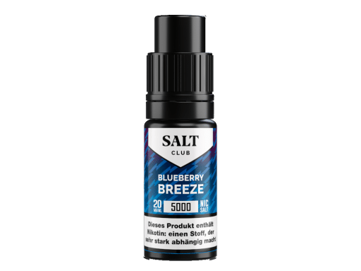 Salt Club - 5000 - Blueberry Breeze Nikotinsalz Liquid