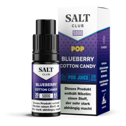 Salt Club - 5000 - Blueberry Cotton Candy Nikotinsalz Liquid