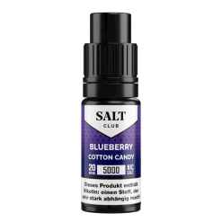 Salt Club - 5000 - Blueberry Cotton Candy Nikotinsalz Liquid