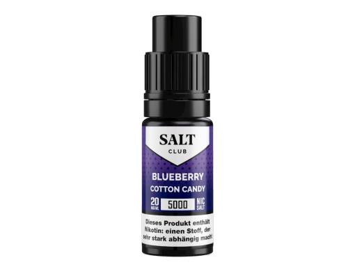 Salt Club - 5000 - Blueberry Cotton Candy Nikotinsalz Liquid