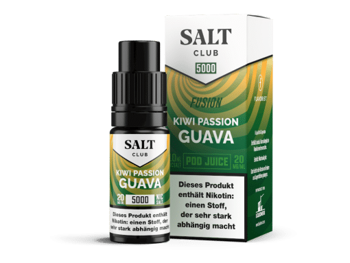 Salt Club - 5000 - Kiwi Passion Guava Nikotinsalz Liquid