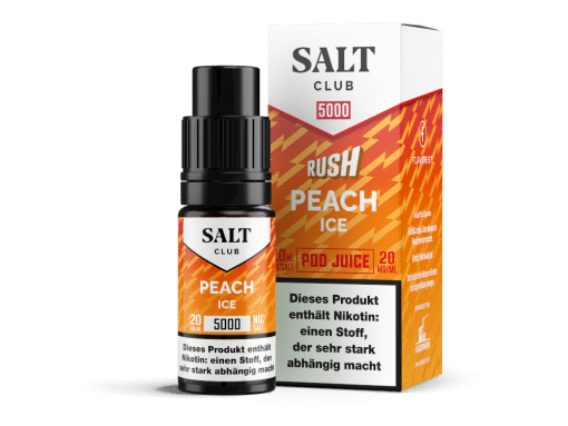 Salt Club - 5000 - Peach Ice Nikotinsalz Liquid