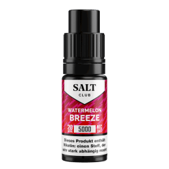 Salt Club - 5000 - Watermelon Breeze Nikotinsalz Liquid