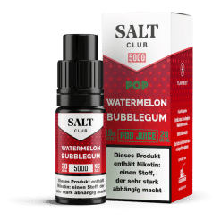 Salt Club - 5000 - Watermelon Bubblegum Nikotinsalz Liquid