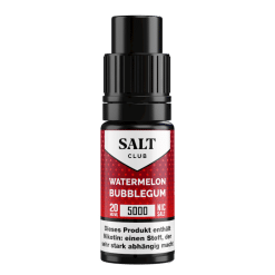 Salt Club - 5000 - Watermelon Bubblegum Nikotinsalz Liquid