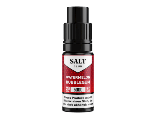 Salt Club - 5000 - Watermelon Bubblegum Nikotinsalz Liquid