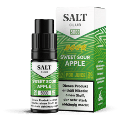 Salt Club - 5000 - Sweet Sour Apple Nikotinsalz Liquid