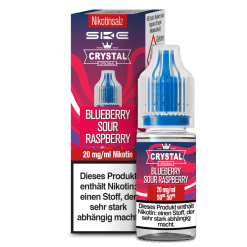SKE Crystal Blueberry Sour Raspberry Nikotinsalz Liquid
