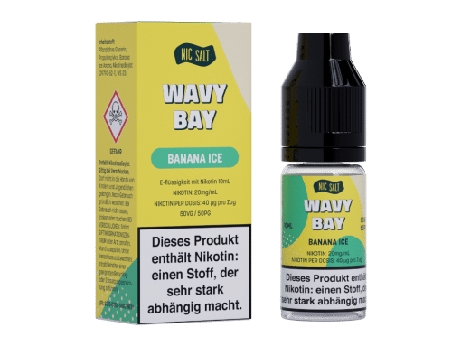 Wavy Bay Banana Ice Nikotinsalz Liquid - 20mg/ml