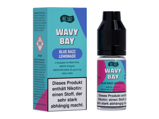 Wavy Bay Blue Razz Lemonade Nikotinsalz Liquid - 20mg/ml