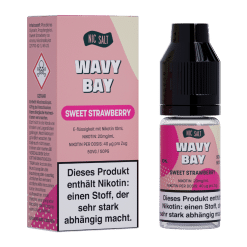 Wavy Bay Sweet Strawberry Nikotinsalz Liquid - 20mg/ml