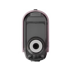 JustFog GLENT PRO E-Zigaretten Set 10 Tragbare E-Zigarette in Pink mit transparentem Gehäuse.