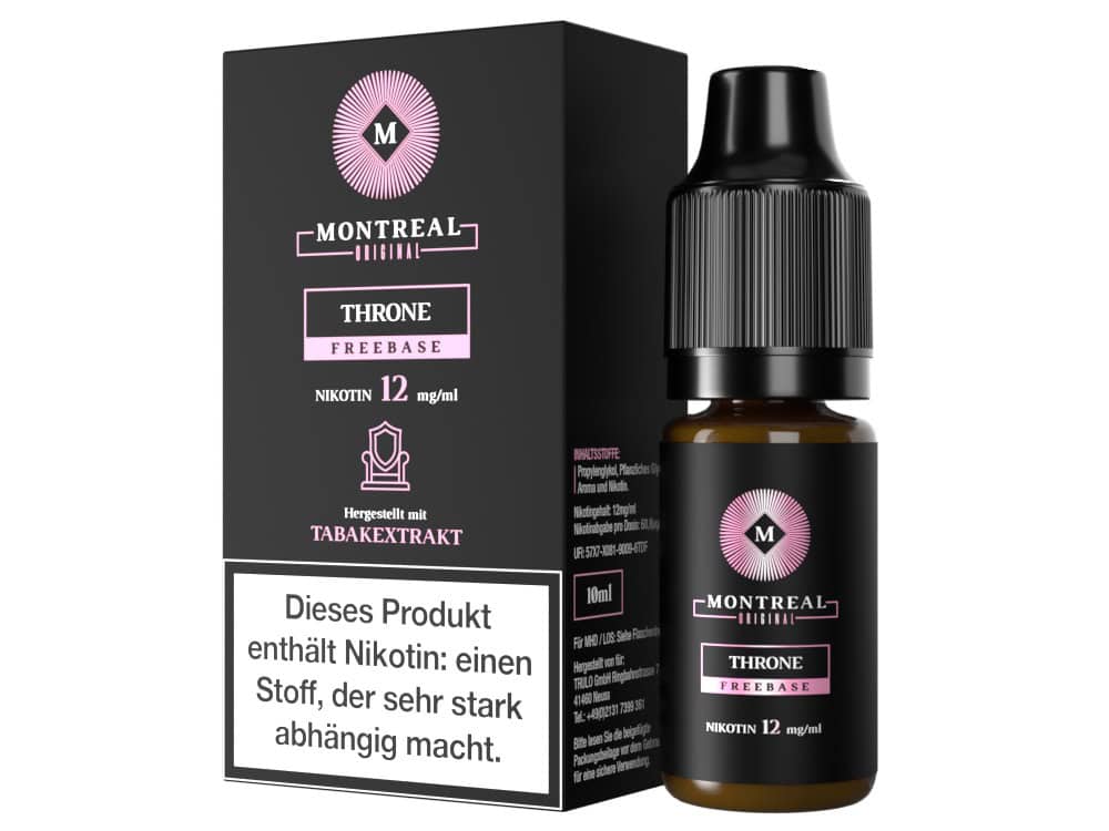 Montreal Original - Throne - E-Zigaretten Liquid 1 Montreal Original - Throne - E-Zigaretten Liquid