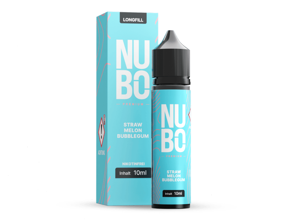 NUBO - Longfills 10 ml - Strawmelon Bubblegum 1 NUBO - Longfills 10 ml - Strawmelon Bubblegum