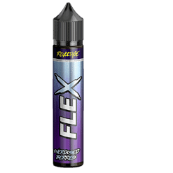 Revoltage FLEX Berries Overdosed – intensives Longfill-Aroma mit vollmundiger Beerenmischung aus Himbeere, Brombeere, Blaubeere und mehr, verfeinert mit Koolada-Frische. 7 ml in der 75-ml-Flasche, nikotinfrei, Made in Germany. Zum Anmischen mit Base und Nikotinshots. Jetzt im Letz-Go-Shop bestellen.